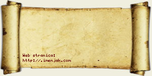 David Matijević vizit kartica